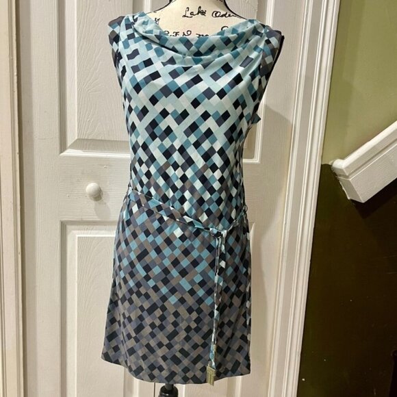 BCBG MAXAZRIA SLEEVELESS COWL NECK PARTY DRESS SIZE XSMALL - Picture 8 of 14